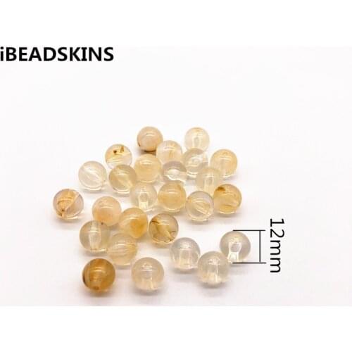 New arrival 12mm 500pcs light brown clear Acrylic round shape beads for earrings accessories/Earring parts/ jewelry DIY