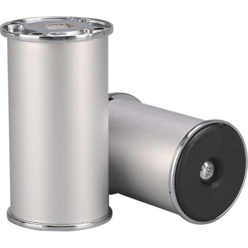 100x50MM Silver Aluminum Alloy Furniture Leg Height Adjustable Feet Cabinet Table Leg