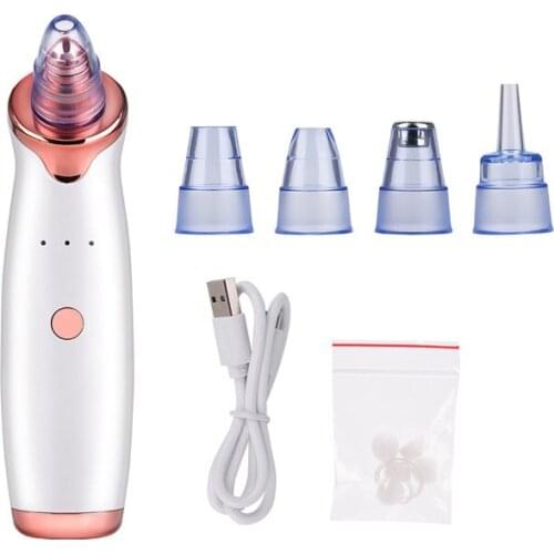 Microdermabrasion Blackhead Remover Vacuum Suction Face Pimple Acne Comedone Extractor Facial Pores Cleaner Skin Care Tools