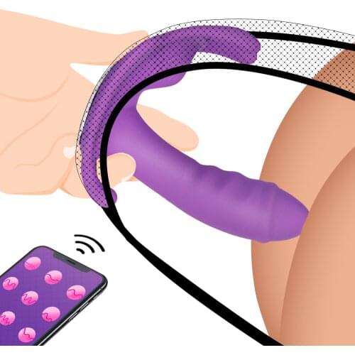 APP Butterfly Wearable Panties Dildo Vibrators Wireless Remote Vibrator Sex Toy for Women G Spot Clitoris Stimulator Vagina Toys