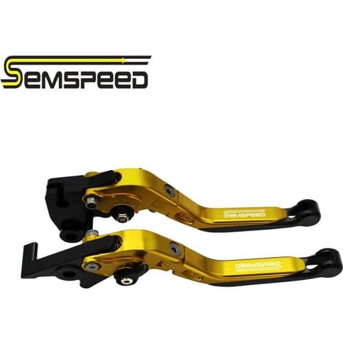 Semspeed Logo Extendable Extend Foldable Brake Clutch Lever Fits for Kawasaki H2 H2R 2015 2016 2017 2018 2019 2020 Brake Levers