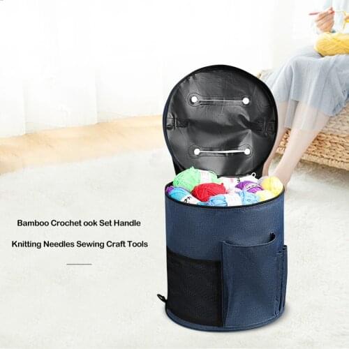 Thread Yarn Totes Crochet Home Daily Storage Bags DIY Knitting Tool Storage Bag DIY Craft Woolen Storage Basket Sewing Bag