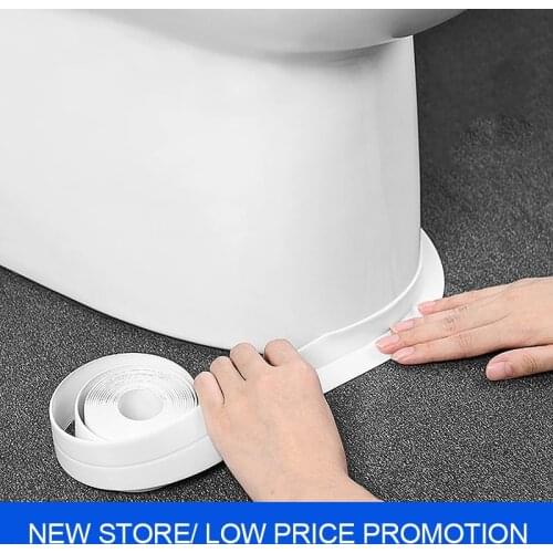 Kitchen Sink Waterproof Sticker Anti-mold Waterproof Tape Bathroom Countertop Toilet Gap Self-adhesive Seam Tape Stickers