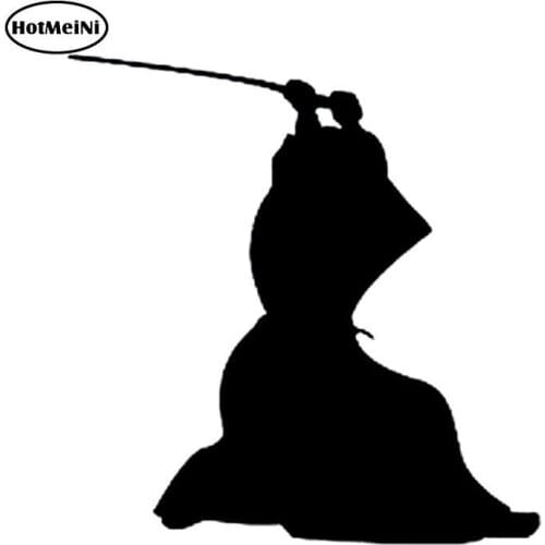 HotMeiNi Funny Ninja Samurai Assassin Katana Sneak Swing Strike -Vinyl Decal Car Sticker For Car Window Bumper Laptop 13*13.5cm