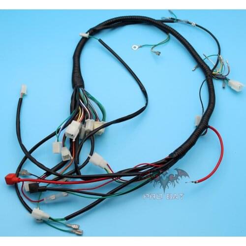 Engine Wire Harness Wiring Loom For 150cc 200cc 250cc 300cc Quad Pit Dirt Bike ATV Buggy Go Kart Atomik Thumpstar