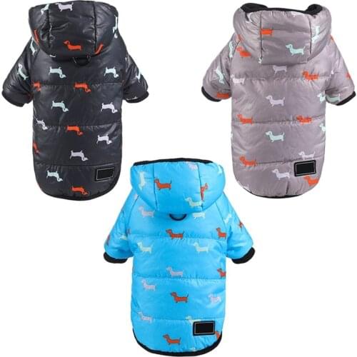 Winter Pet Dog Clothes Super Warm Jacket Thicker Cotton-Padded Coat Waterproof Small Dogs Pets Clothing For French Bulldog