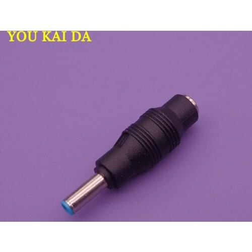 1pcs DC power convertor connector conversion jack female 5.5*2.1 mm plug male 4.5*3.0 with pin for HP Envy Ultrabook
