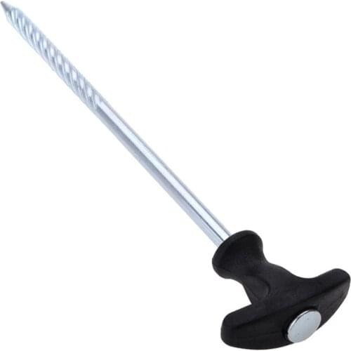 1Pcs Outdoor Travel Camping Tents Stakes Pegs Pins Stake Fixing Duty Heavy Equipment Mat Nails Nails Accessories D7Q0