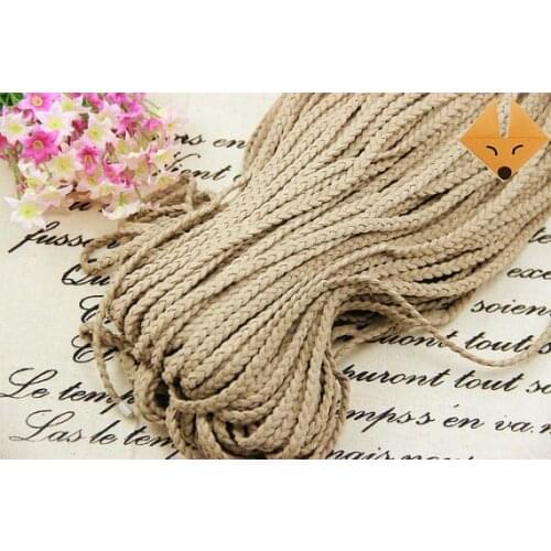 100Yds 6mm Korea Faux Suede Fabric Leather Flat Cord String Rope,Jewelry Beading String,For Bracelet & Necklace,DIY