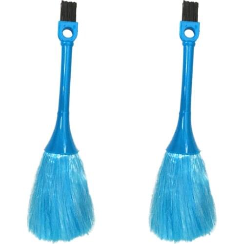 2PCS Computer Keyboard Cleaning Brush Dust Remover Electronic Brush Home Cleaning Brush (Yellow)