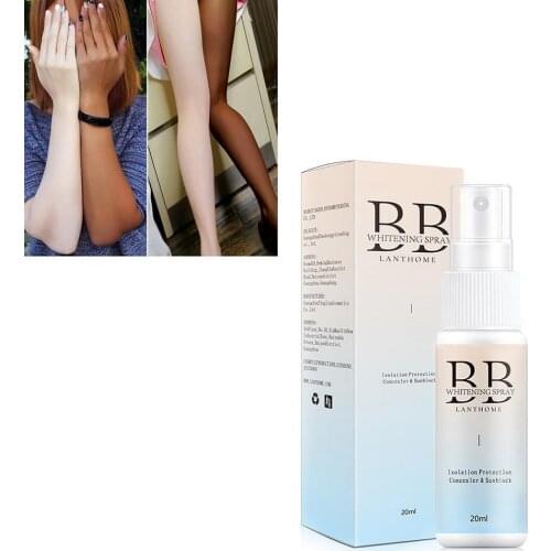 20ml Portable Body Face Whitening Spray BB Cream Foundation Concealer Long Lasting Cosmetic Makeup Base Tool Brighten E1D1