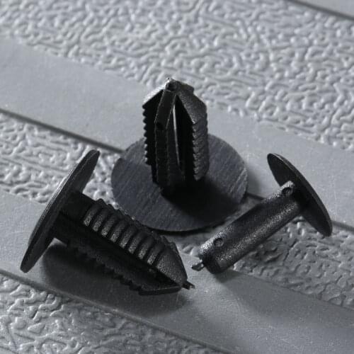 50Pcs Car Bumper Fender Fastener Clips 9mm Hole Engine Covers Plastic Rivets For BMW Automobiles Door Trim Panel Retaining Clip