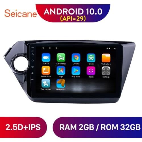 Seicane 2+32G Android 10.1 GPS Navi Head Unit Player Car Stereo for 2010 -2012 2013 2014 2015 Kia RIO 3 K2 Support TPMS DVR