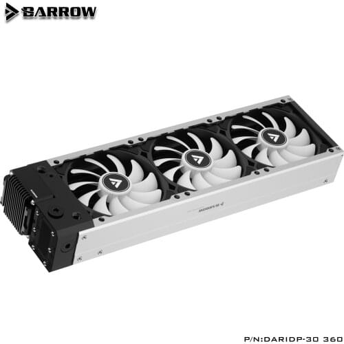 BARROW 360mm Radiator+17W PWM Pump+Fan Integrated ITX case integration solution Copper Water Discharge Liquid Heat Exchanger