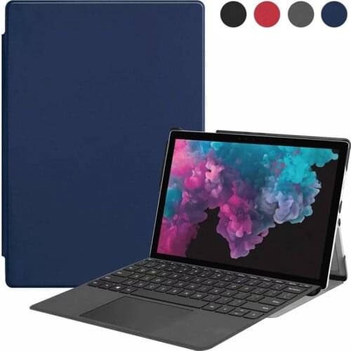 Tablet Case For Surface Pro 7 12.3 inch PU Leather Protective Cover Case Pro 4/5/6 Unversal