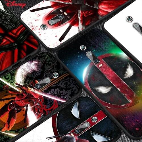 Marvel Hero Deadpool Silicone Cover For Xiaomi Redmi 9T 9 9C 9A 9AT 9i 8 8A 7 6 Pro 7A 6A 5 5A 4X Plus Phone Case