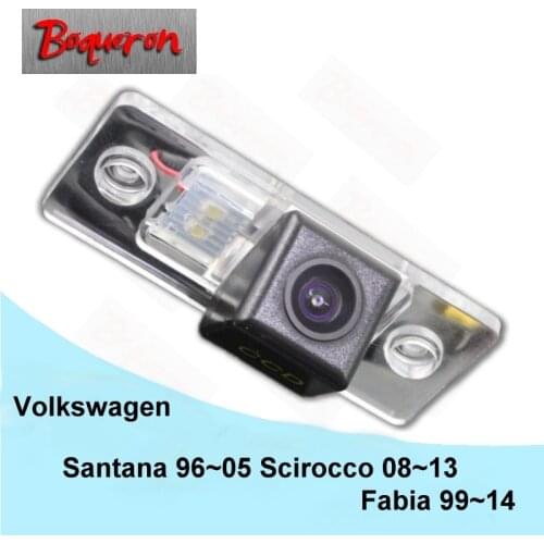 For Volkswagen Santana Scirocco Fabia 1996~2014 HD CCD Night Vision Backup Parking Reverse Camera Car Rear View Camera NTSC PAL