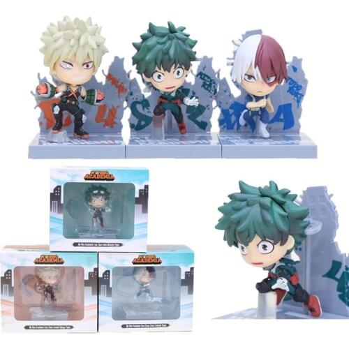 10cm My Hero Academia Figure Toy Midoriya Izuku Todoroki Shouto Action Model Anime My Hero Academia Model Toys