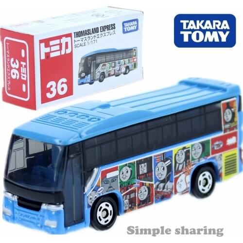 TOMICA No. 36 THOMASLAND EXPRESS 1:171 Takara Tomy Metal Cast Toy Car Model Vehicle Toys for Children Collectable New
