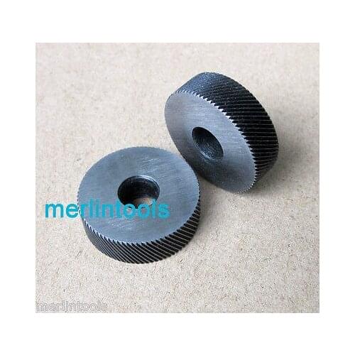 Knurling Wheels Pair Knurl Right Left Course D. 26mm