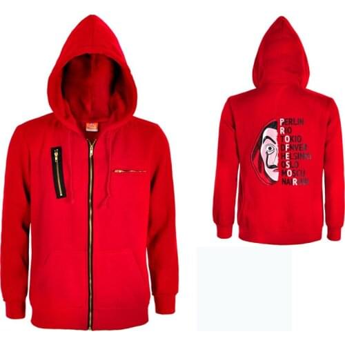 Salvador Dali Movie Costume Money Heist The House of Paper La Casa De Papel Hoodies Sweatshirts Cosplay Halloween Costumes