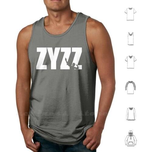 Zyzz Text White Tank Tops Vest 100% Cotton Ripped Generation Zyzz Lifting Lift Bodybuilding Gym Motivation