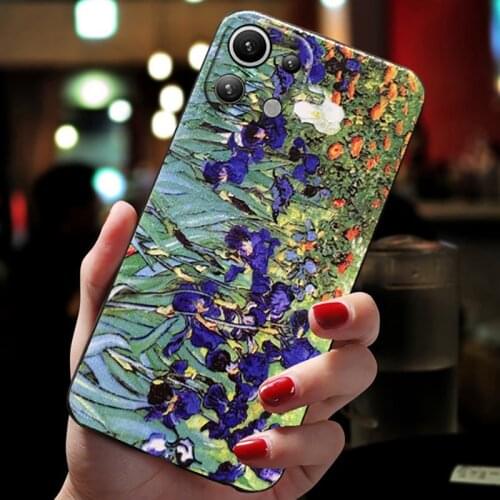 Cute Flower Coque For Xiaomi Mi 11 Lite Phonecase Mi11 Ultra mi8 mi9 9t 10t Pro Case Cover 3D Emboss Oils Soft Couple Back Capa