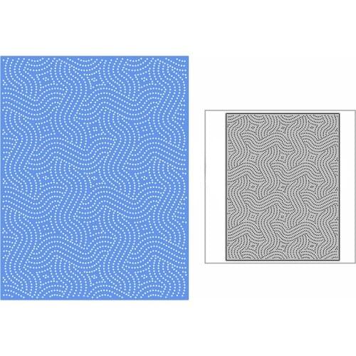 New Spotted Thick Cross Rope Background Plate Craft Embossing Mold 2021 Metal Cutting Dies for Scrapbooking Album Card Making