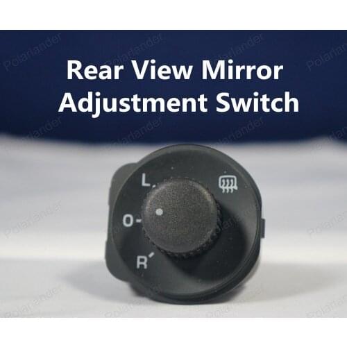 NEW Origianl Rear View Mirror Adjustment Switch Chrome Car Side View Mirror Knob for S/koda O/ctavia 1ZD959565