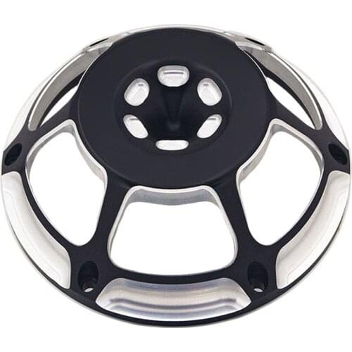 Motorcycle Air Cleaner Cnc Filter Cut Intake Aluminum Black Cover for Harley XL Sportster 883 1200 Softail Dyna Touring