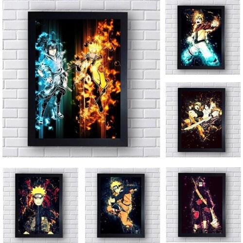 Naruto Kisame Hoshigaki Poster Japanese Anime Canvas Painting Wall Art Print Mural Picture Boy Room Bedroom Home Decor Cuadros