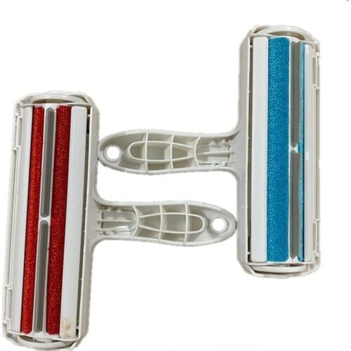 100 Pcs Pet Hair Remover Roller Lint Sticking Roller Reusable Removing Dog Cat Hair from Furniture Carpets Clothing Wholesale E2