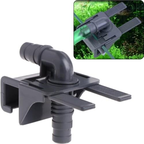 Aquarium Water Pipe Connector Fish Tank Mount Holder Inflow Outflow Stretchable
