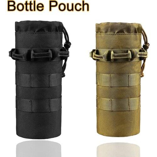 Tactical Bottle Pouch Kettle Set Outdoor Military Molle System Water Bags Bottle Holder EDC Multifunctional Water Bags