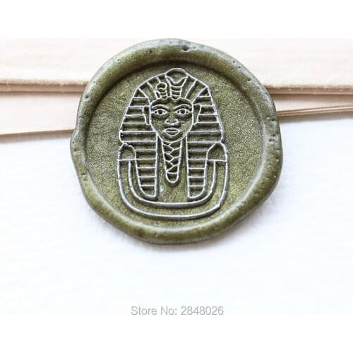 Tutankhamun Seal Stamp,Egyptian pharaohSeal Stamp Kit,invitation seals,gift packing ,Ancient Egypt Party seal