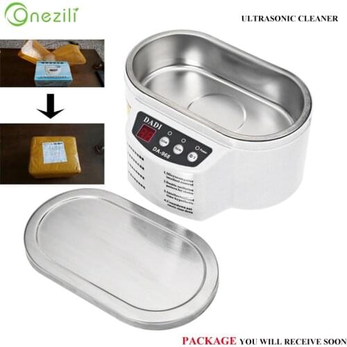 Ultrasonic Cleaner DA-968 New Smart Mini Ultrasonic Cleaner Bath For Cleaning Jewelry Glasses Circuit Board Intelligent Control