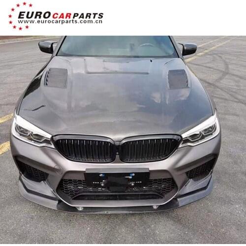High Quality Exterior Body Parts For 5 Series M5 Sd Dry Carbon Engine Bonnet Cover Car Hood Scoop