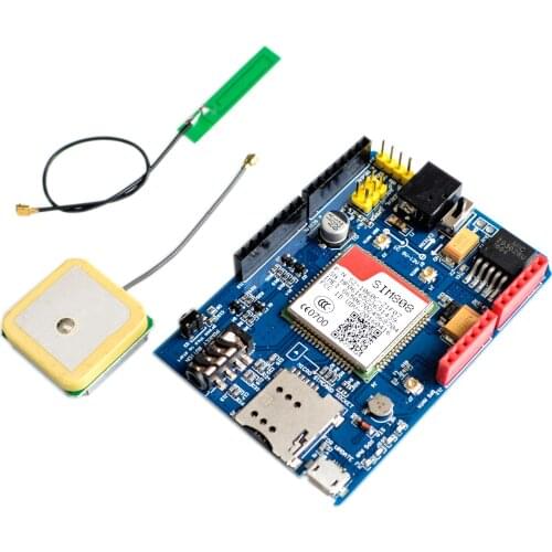 High Quality SIM808 GPRS/GSM+GPS Shield 2 in 1 Shield GSM GPRS GPS Development Board SIM808 Module