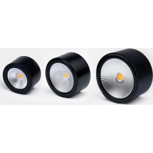 Dimmable LED downlight 3W 5W 7W 10W COB LED surface mount ceiling light spotlight AC110V-220V LED indoor lighting