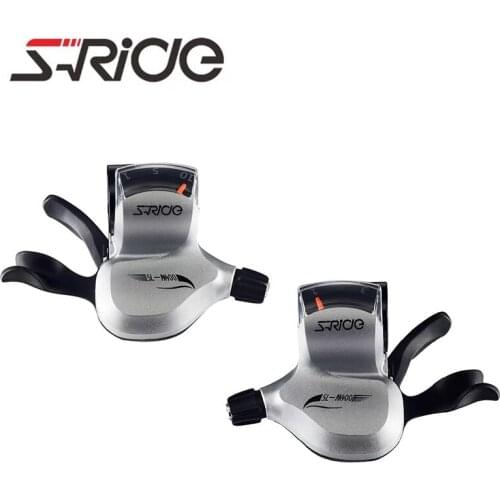 S-Ride SL-M400 MTB 10 Speed Triple Silver Conjoined DIP Shifters Derailleur 30 Speed Mountain Bike Part Compatible for Shimano