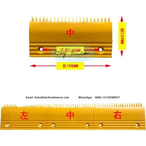 100pcs =1lots BEVG Escalator Plastic comb step parts