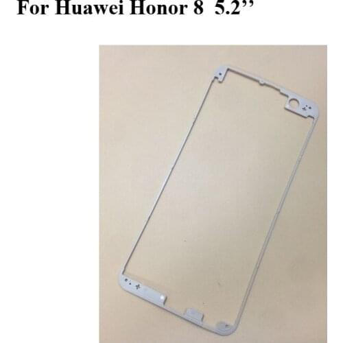 2PCS For Huawei Honor 8 honor8 Front Housing Chassis Plate LCD Display Faceplate Frame (No LCD) For Huawei Honor 8 5.2 inch