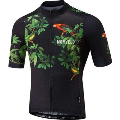 2020 Summer Morvelo short-sleeved bicycle Jersey high elasticity, no restraint, high penetration, new bicycle sweatshirt