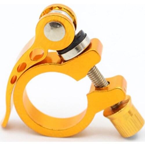 5 Colors Aluminum Alloy Bicycle Quick Release Seat Tube Clamp Mountain Bike Rack Seat Tube Clamp Lock