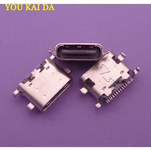 5pcs USB 3.1 Type C Connector 16 Pin Female Jack For Doogee Mix2 BL9000 Y7 Plus 3.1 Version Charging Port Socket For Lenovo S5