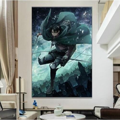 5d Diamond Painting Attack on Titan Full Square/Round Drill Embroidery Japanese Animation Cross Stitch Picture Mosaic Gifts