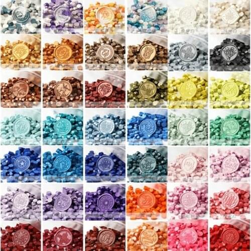 73 Colors 300PCs/Can DIY Wax Seal for Sealing Beads Jar Envelope Wedding Packaging Postcard Journal Package Postage Stamps Tools