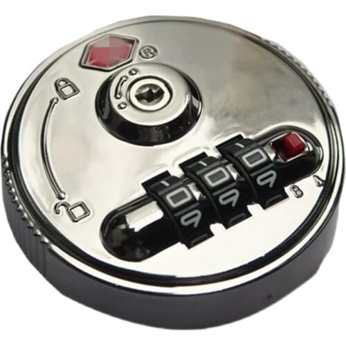 Luggage accessories round lock combination lock box lock buckle repair replacement trolley case aluminum frame buckle lock