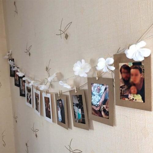 10pc 6/7inch Paper Photo Frame Wall Sticker DIY picture frames Home Decoration Photo wall frames Photo Album Picture Frames