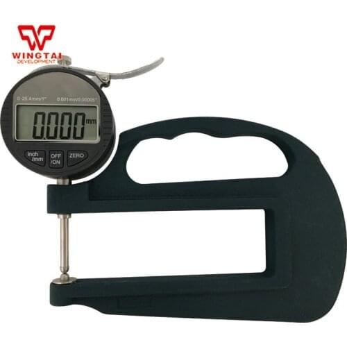 High Quality Long Handle Digital Display Electronic Leather Thickness Gauge Thickness Meter